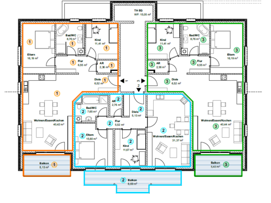 exklusive Wohnung mit Aussicht am Südhang - Neubau