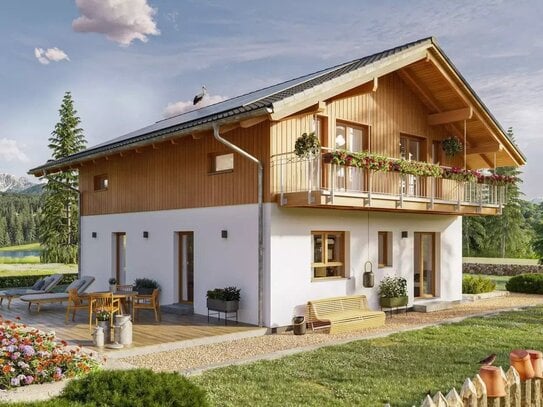 MODERNES SATTELDACHHAUS MIT ALPENFLAIR