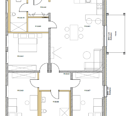 Neubauprojekt Warburgring 9 (PLZ 66424), 4 Zimmer-Wohnung mit Terrasse zu vermieten!