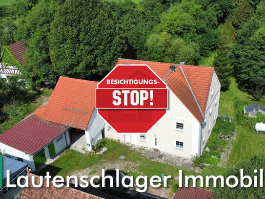 Immobilien-Schmuckstück mit Nebengebäuden und parkähnlichem Garten in Kastl-Utzenhofen!