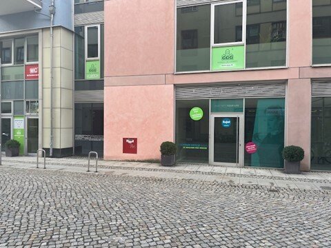 Ladengeschäft inmitten der Börnichsgasse