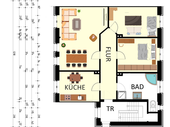 3 ZKB 120 qm2 Stadtnähe