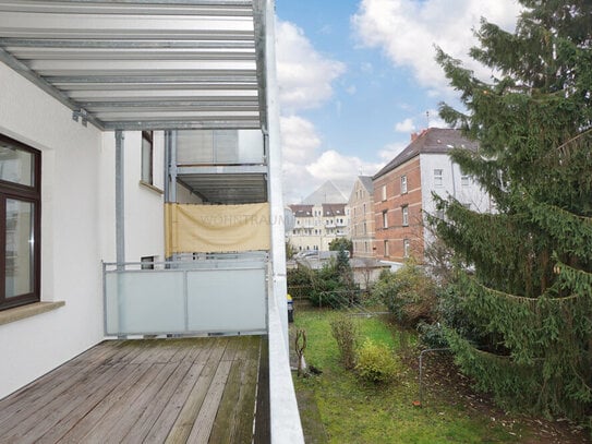 Geräumige 1-Raum-Wohnung mit großem Balkon