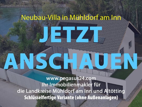 Exklusives Neubau-Einfamilienhaus direkt am Inn schlüsselfertig - Traumlage und hochwertige Ausstattung! Jetzt besichti…