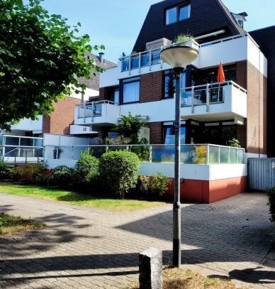 Direkt am Strand, gut möbliertes Apartment mit großzügiger Terrasse