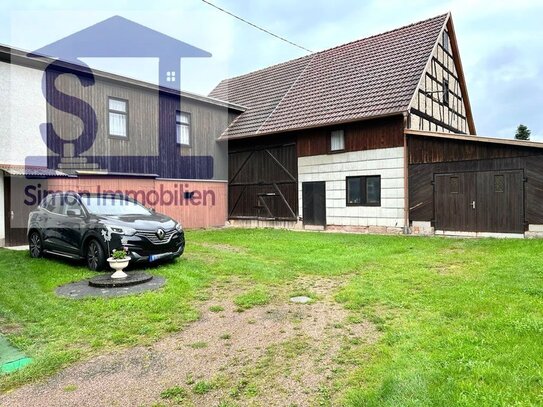 Dreiseitenhof mit 3 Wohnungen, großem Garten, Scheune, Garage - geeignet für eigenen Anbau von Gemüse, Tierhaltung mögl…