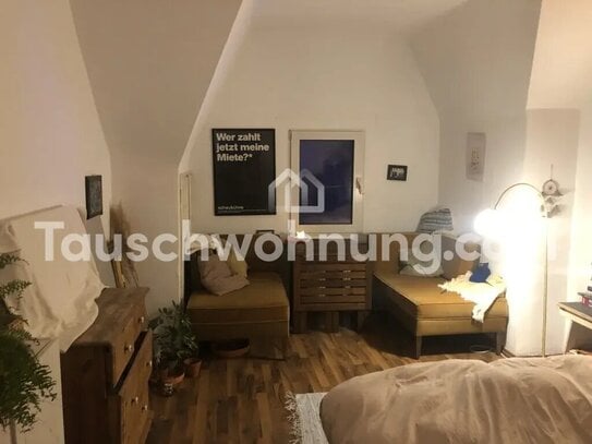 [TAUSCHWOHNUNG] Gemütliche Altbauwohnung/2-Zimmer+Dachterasse gegen kleiner