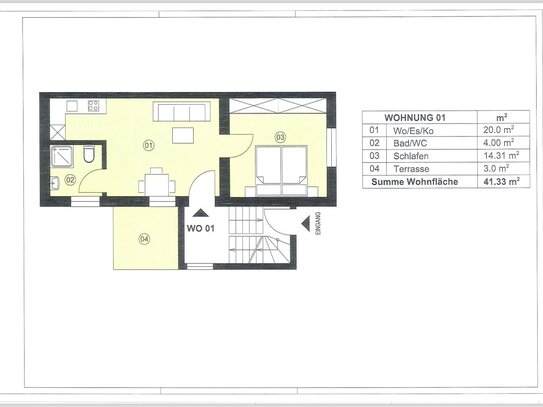 Erstbezug! Charmante 2-Zi.-Wohnung in Ettenheim!