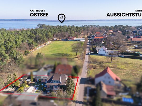 Faszination Natur - Einfamilienhaus mit Pool in einzigartiger Lage am Cottbuser Ostsee