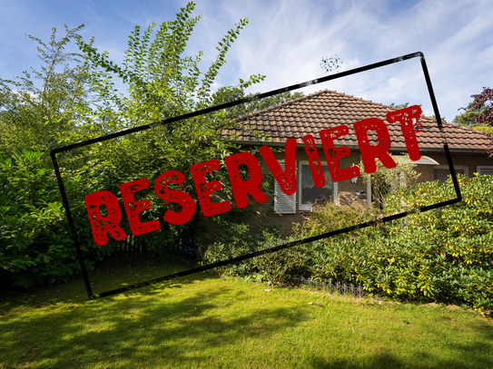 RESERVIERT! Bungalow für 2 mit Traumgrundstück am Feld- und Waldrand