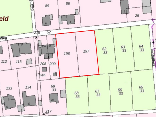 Baugrundstück für ein Doppelhaus oder ein Einfamilienhaus!