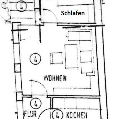 2-Zimmer-Mietwohnung mit Balkon & Einbauküche im Herzen der Meißner Altstadt (1. OG) - MW8l/01/04