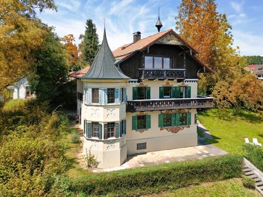 Juwel am Ammersee: Historische Landhaus-Villa mit Seeblick und weiterem Baurecht auf dem Grundstück