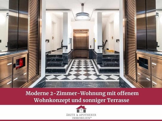 Moderne 2-Zimmer-Wohnung mit offenem Wohnkonzept und sonniger Terrasse!