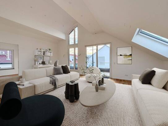 Erstbezug - Exklusives ,,Müller-Bau"-Penthouse mit direktem Aufzug im Neubaugebiet Fronhof II