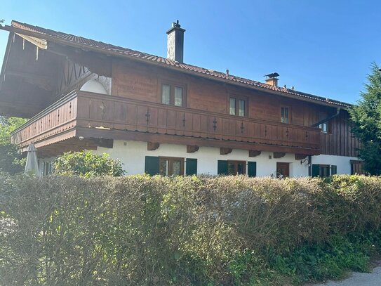 Traditionelles Landhaus in idyllischer Lage zur Miete in Holzkirchen/Föching