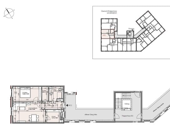 Sozialbau 2 ZI. Wohnung