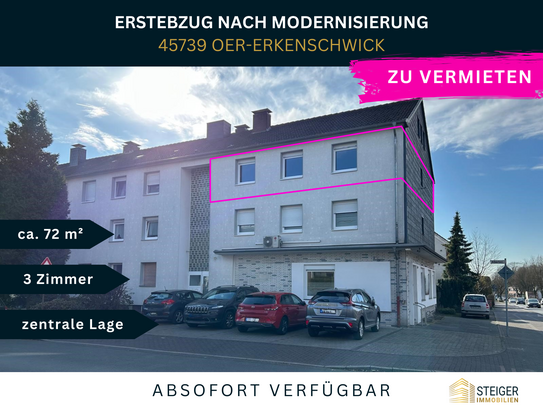 Exklusive 3-Zimmer-Wohnung - Erstbezug nach Modernisierung