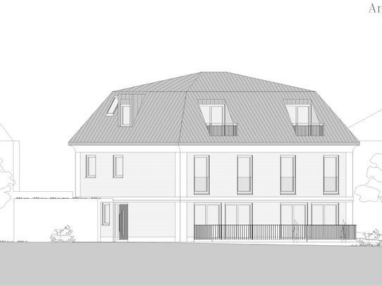 Kapitalanlage mit 4 Wohnungen Neubau Stadthaus-Doppelhaushälfte in zentrumsnaher Lage