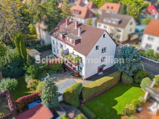 Ideale Kombination aus Eigenheim & Kapitalanlage: 3-Familienhaus in Frankfurt, Schwanheim