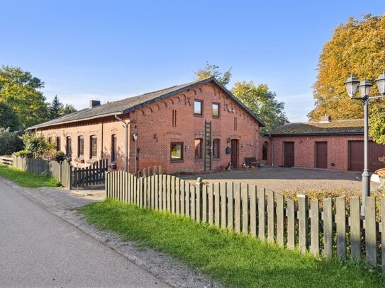 Historische Doppelhaushälfte mit modernem Wohnkomfort in idyllischer Feldrandlage in Grebin