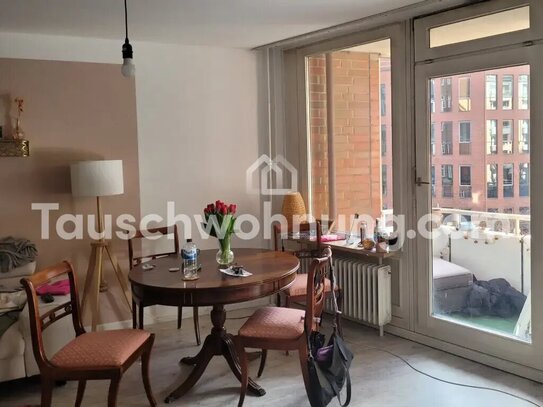 [TAUSCHWOHNUNG] Offene Wohnung mit Blick auf den Michel