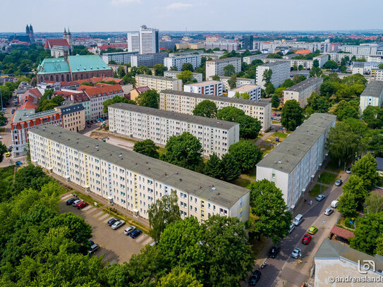 3-Raum-Wohnung mit Balkon im Stadtzentrum