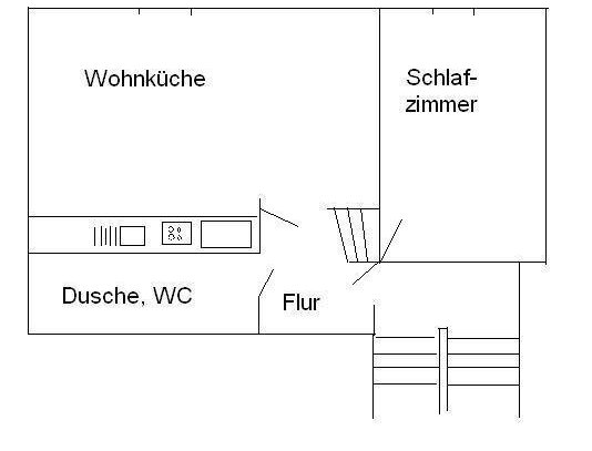 schöne, helle 2 Zimmer-Wohnung in Dettighofen