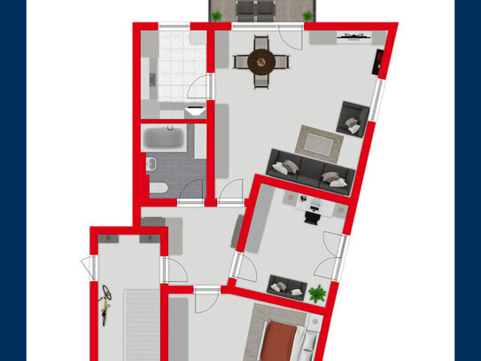 Investieren Sie in Ihre Zukunft: Altersgerechte EG-Wohnung mit Balkon & Stellplatz als Kapitalanlage