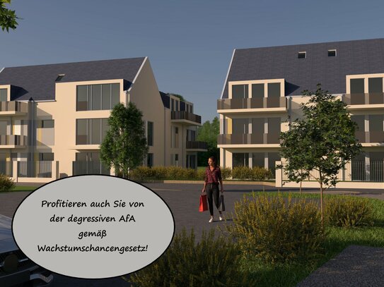 traumhafte 3-Raumwohnung mit Terrasse & Garten ERSTBEZUG, inkl. TG-Stellplatz