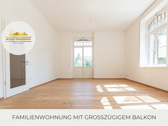 ** Traumhafte Familienwohnung mit großzügigem Balkon | 2 Bäder | Loggia | Stellplatz | Aufzug **