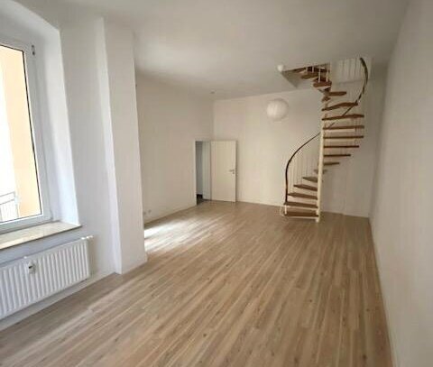 Wohnen im grünen schöne 2-R-Wohnung über zwei Etagen ca.65m² in zu vermieten !