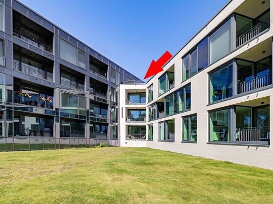 Stadtleben mit Weitblick: Dachterrasse & Schleiblick in Bestlage