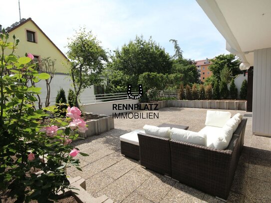 Sanierte 3-Zimmer-Wohnung mit riesiger Dachterrasse am Altstadtrand. Frei ab sofort.