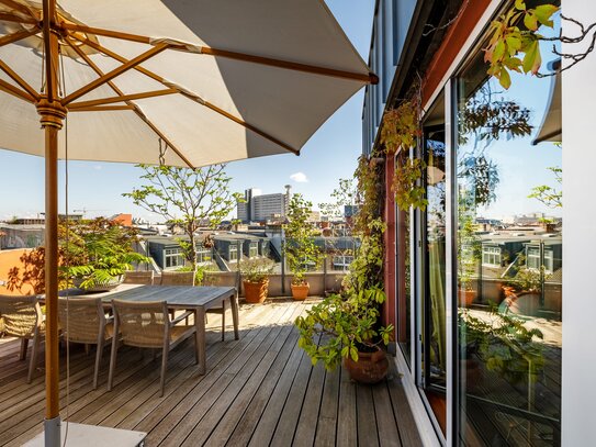 Luxuriöses Loft mit spektakulären Terrassen und Weitblick am Hackeschen Markt