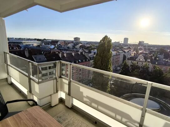 1-Zimmer-Wohnung mit Blick über München!