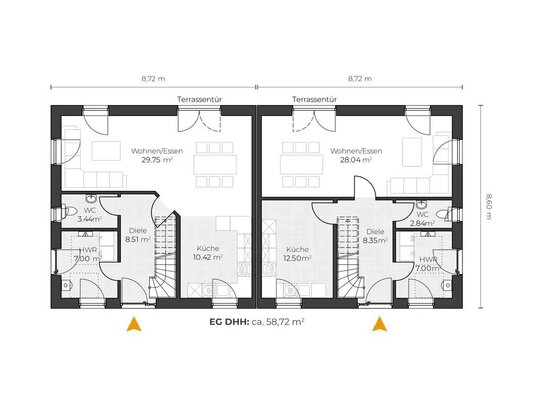 KFW Förderung wieder möglich - Neubau Doppelhaushälften provisionsfrei in Norderstedt