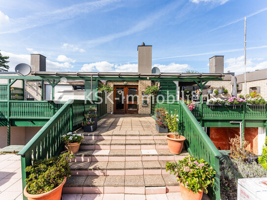 Moderner Komfort - Erdgeschosswohnung mit großem Balkon.