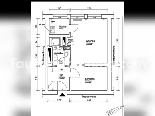 [TAUSCHWOHNUNG] 1,5 Wohnung 30 m2 kosten 420 Euro. Asse Stadt