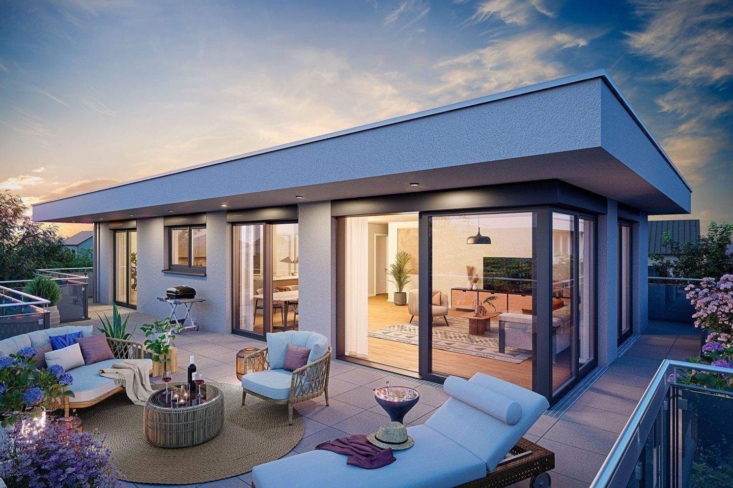Traumhaftes Penthouse mit großer Dachterrasse