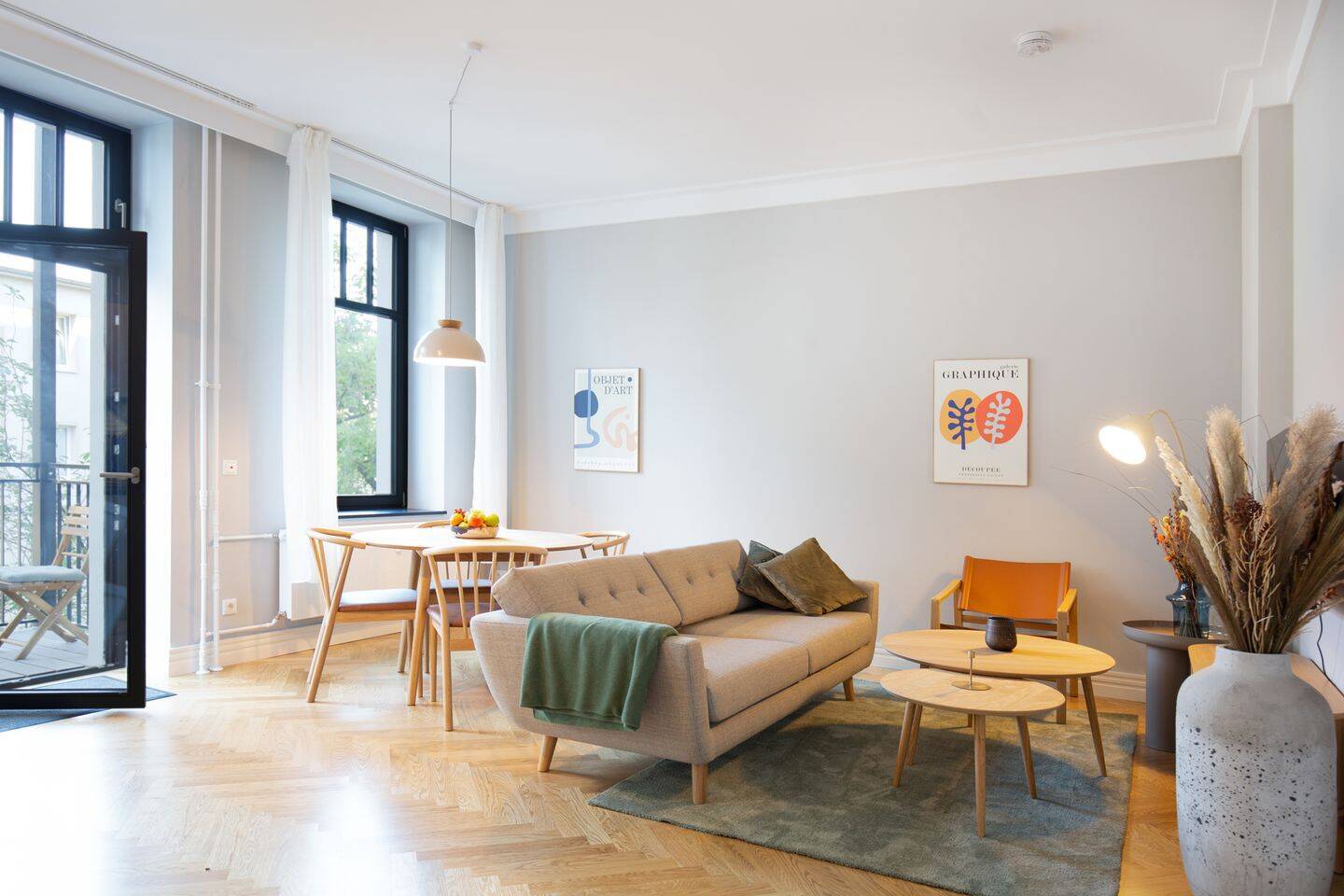 Exklusiv möbliertes 2-Zimmer City-Apartment an der Mediaspree - Foto 1