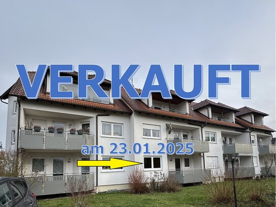 ***VERKAUFT***Gut geschnittene 3-ZIMMER-ETW im HOCHPARTERRE mit SÜDBALKON