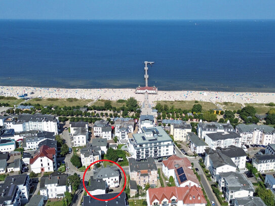 Strandnahe Eigentumswohnung in historischer Bäderstilvilla