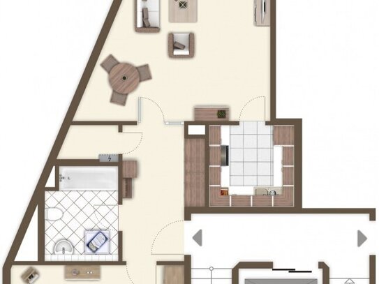 Zu Fuss in die City I helle und großzügige 2-Zi-Wohnung I 2.OG I Lift I Parkett I Tiefgarage