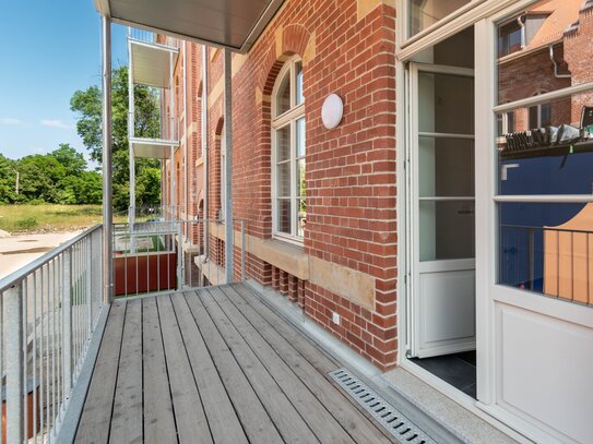 SONNIGE AUSSICHTEN IN WURZEN // 65m² Wohnraum mit Terrasse, Fußbodenheizung & Aufzug