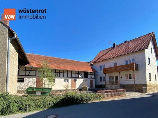 Viel Potenzial! Einfamilienhaus mit Nebengebäuden in Zapfendorf-Oberoberndorf