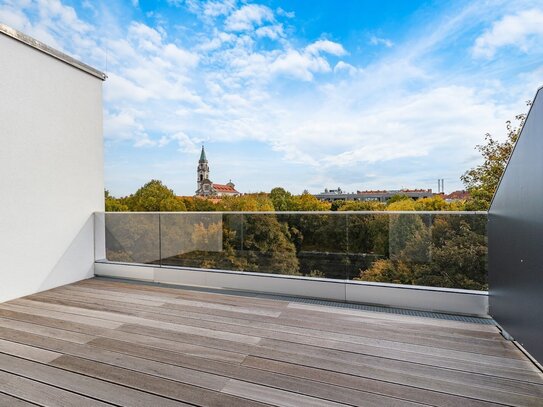 Ihr Sonnenplatz: Helle 2-Zimmerwohnung mit modernem Wohndesign und wunderschöner Dachterrasse