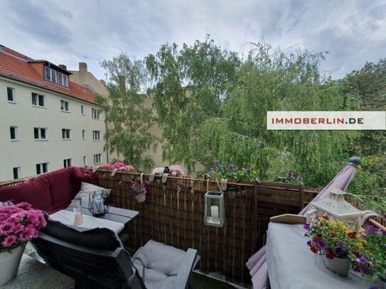 IMMOBERLIN.DE - Schöne Wohnung mit ruhigem Balkon in beliebter Lage