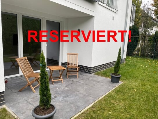 RESERVIERT! Oldenburg! Exclusive ETW! Neubau-EG mit Gartenalleinnutzung, barrierefrei, ruhig gelegen, nahe der Uni!