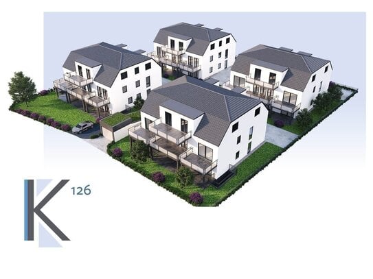 NEUER PREIS - K-126 IN-Süd/Kothau 3 Zi. - DG - Wohnung - KfW 55